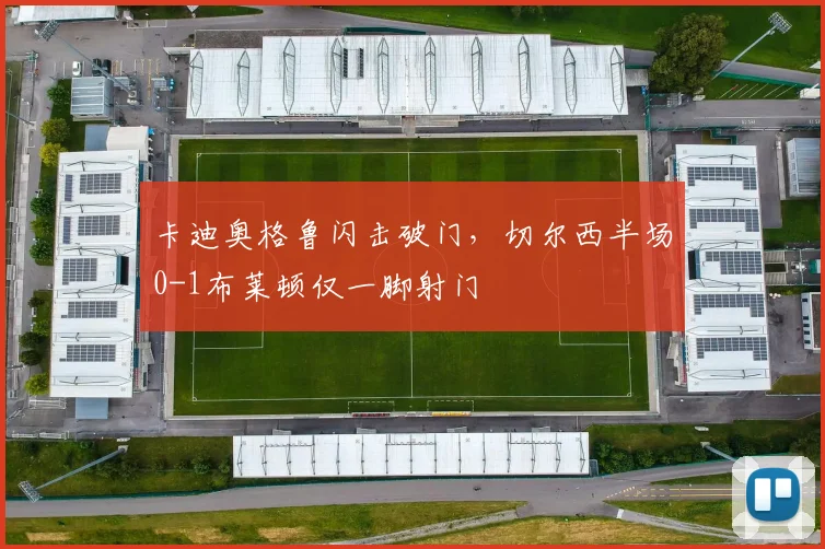 卡迪奥格鲁闪击破门，切尔西半场0-1布莱顿仅一脚射门